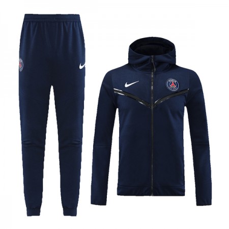 Paris Saint-Germain Navy Tréninkový Bunda Kapucí 2022-23
